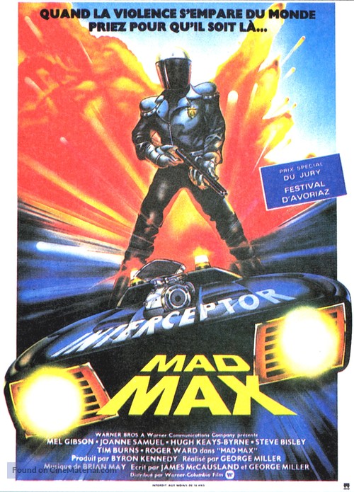 Mad Max - French Movie Poster