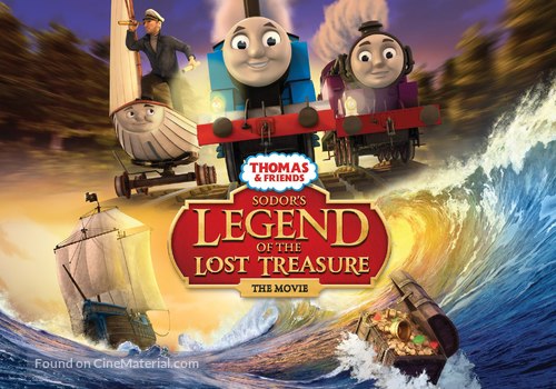 Thomas &amp; Friends: Sodor&#039;s Legend of the Lost Treasure - British Movie Poster