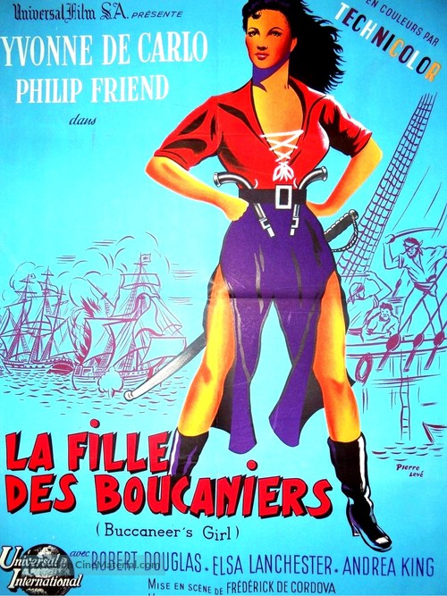 Buccaneer&#039;s Girl - French Movie Poster