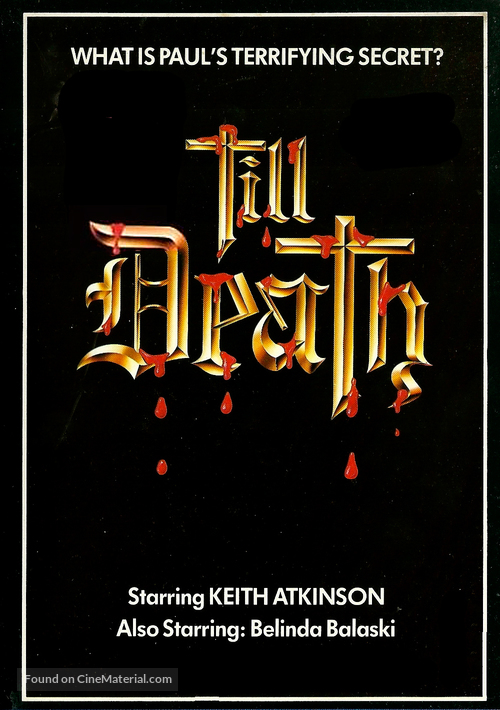 Till Death - VHS movie cover