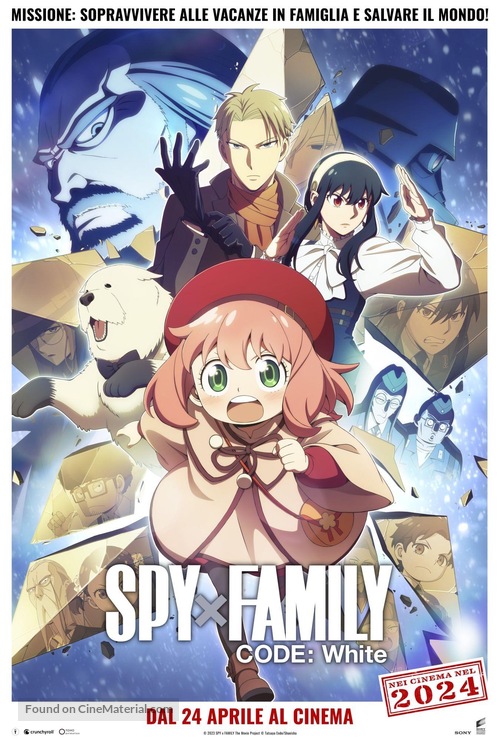 Gekijoban Spy x Family Code: White - Italian Movie Poster