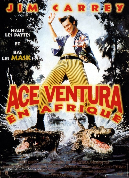 Ace Ventura: When Nature Calls - French Movie Poster
