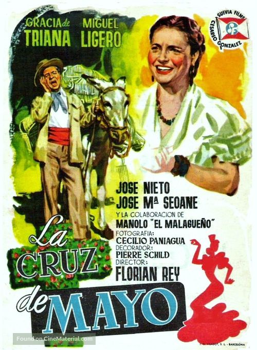 La cruz de mayo - Spanish Movie Poster