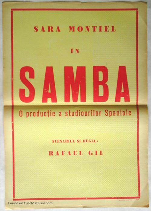 Samba - Romanian Movie Poster