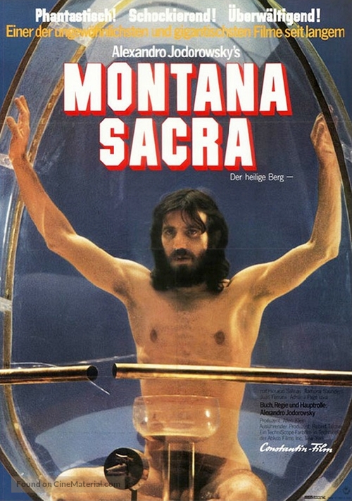 La monta&ntilde;a sagrada - German Movie Poster