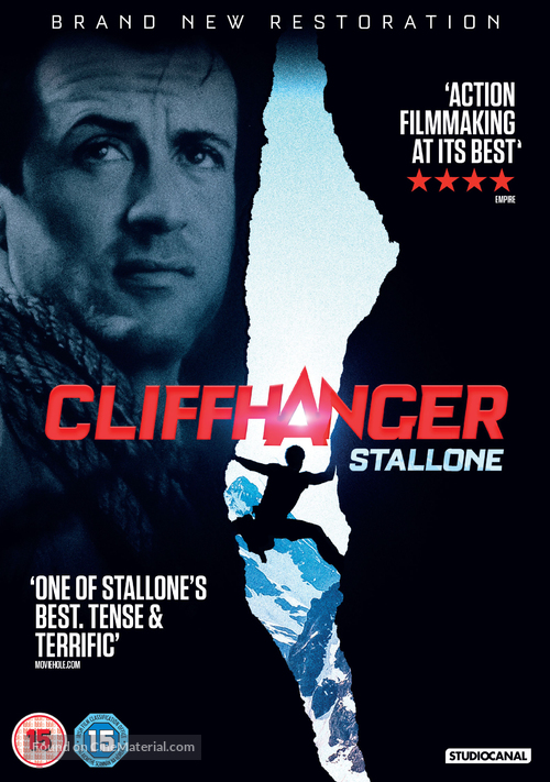 Cliffhanger - British Movie Cover