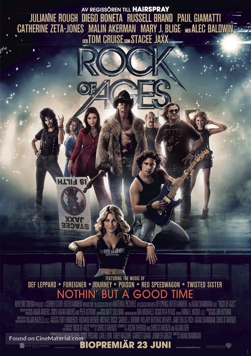 Rock of Ages - Swedish Movie Poster