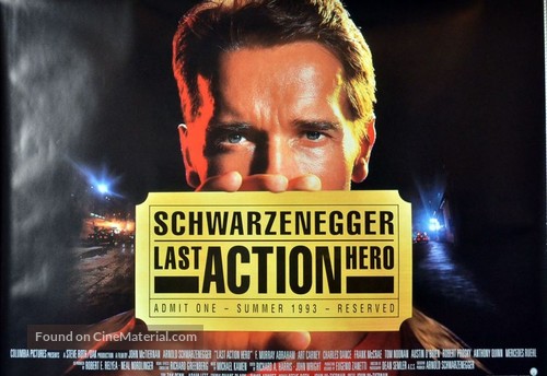 Last Action Hero - British Movie Poster