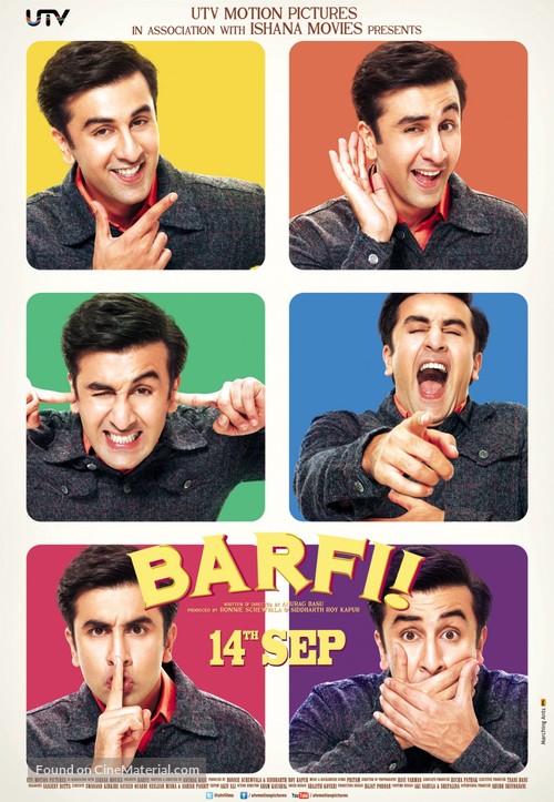 Barfi! - Indian Movie Poster
