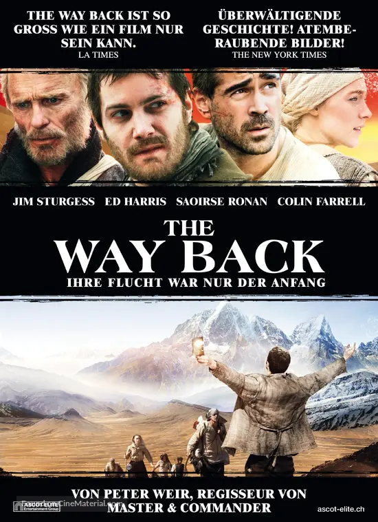 The Way Back - Swiss Movie Poster