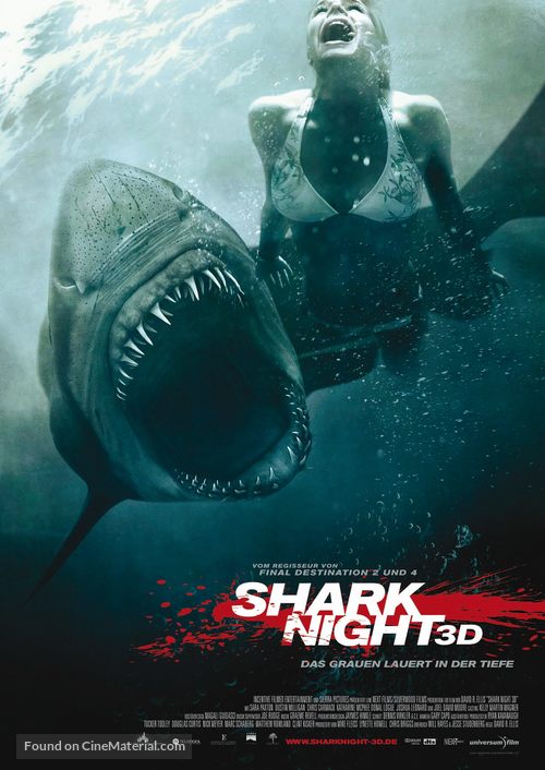 Shark Night 3D - German Movie Poster