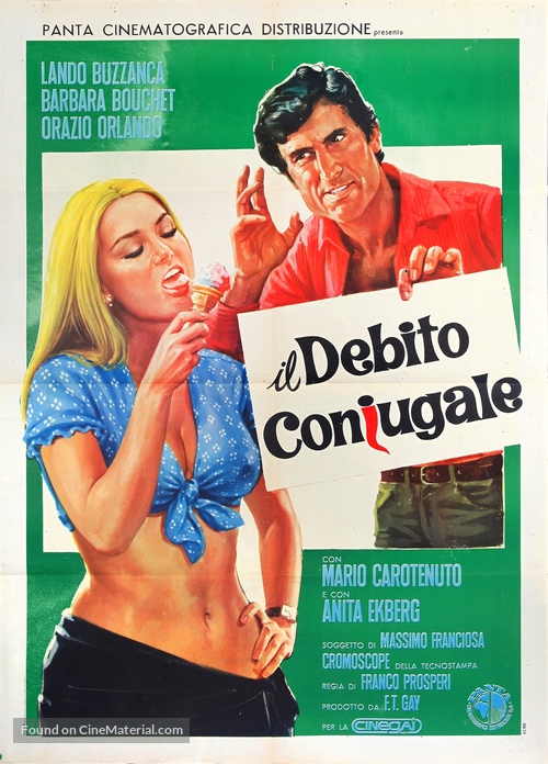 Il debito coniugale - Italian Movie Poster