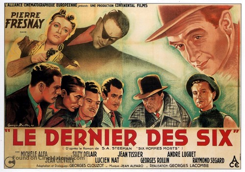 Le dernier des six - French Movie Poster