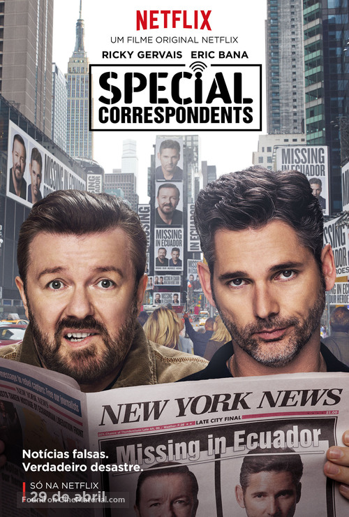 Special Correspondents - Portuguese Movie Poster