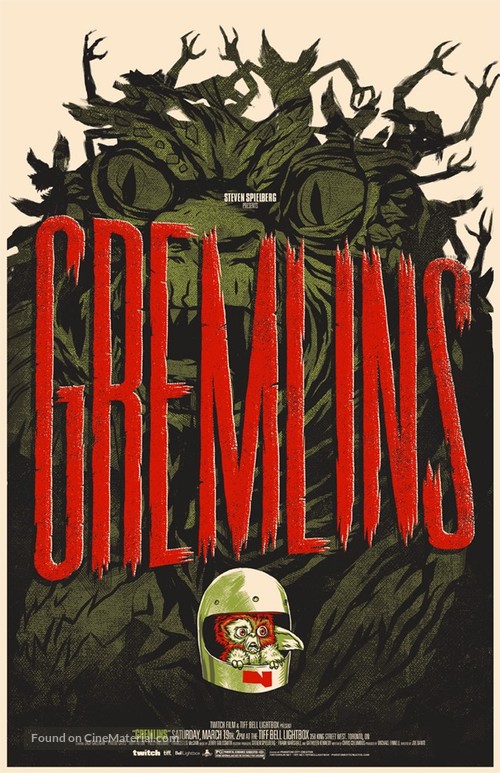 Gremlins - Canadian Homage movie poster
