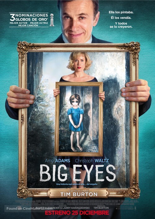 Big Eyes - Spanish Movie Poster