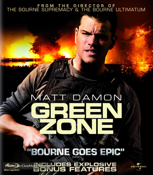 Green Zone - Blu-Ray movie cover