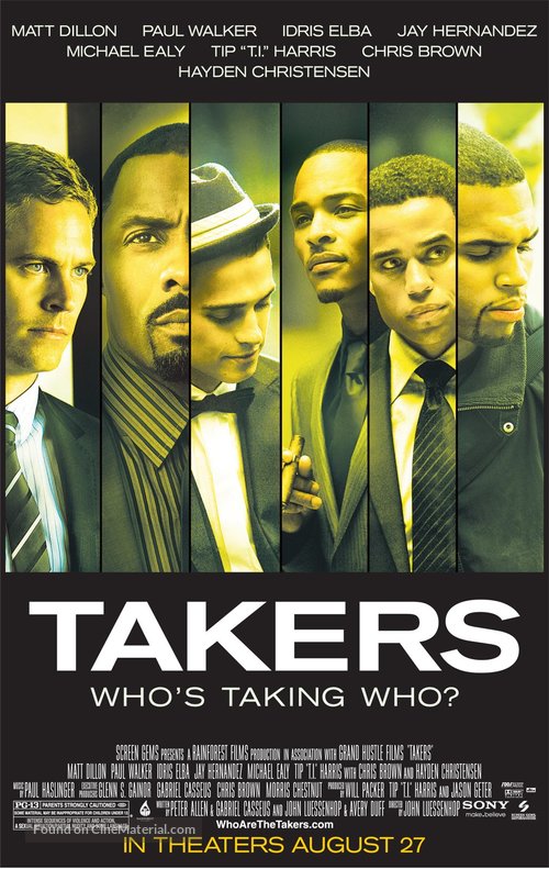 Takers - Movie Poster