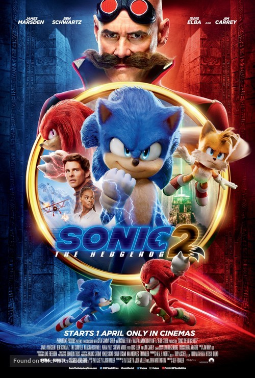 Sonic the Hedgehog 2 - South African Movie Poster