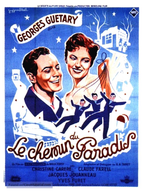 Le chemin du paradis - French Movie Poster
