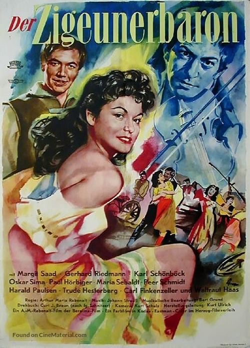 Zigeunerbaron, Der - German Movie Poster