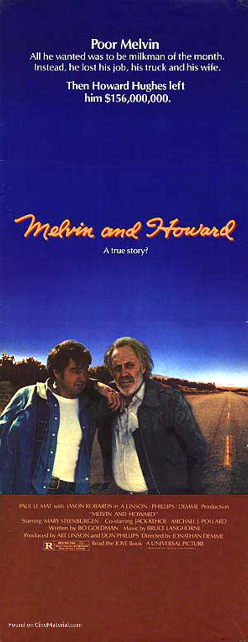 Melvin and Howard - Theatrical movie poster