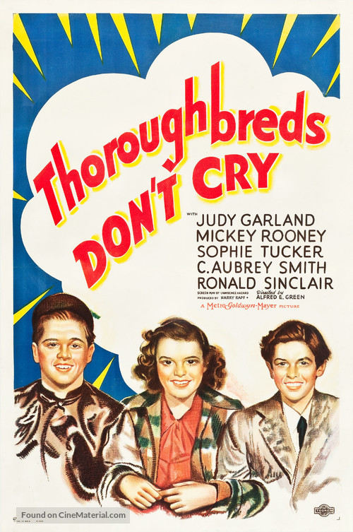 Thoroughbreds Don&#039;t Cry - Movie Poster