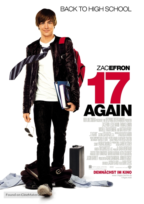 17 Again - German Movie Poster