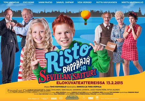 Risto R&auml;pp&auml;&auml;j&auml; ja Sevillan saituri - Finnish Movie Poster