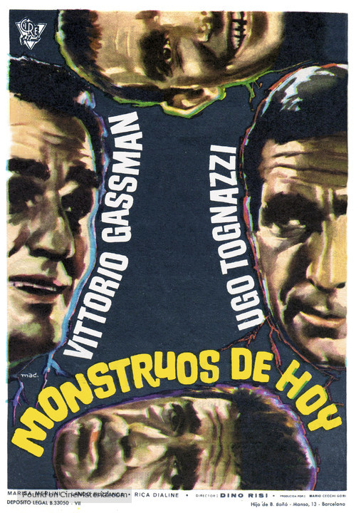 I mostri - Spanish Movie Poster