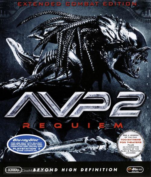 AVPR: Aliens vs Predator - Requiem - Blu-Ray movie cover