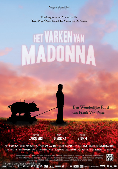 Het varken van Madonna - Belgian Movie Poster