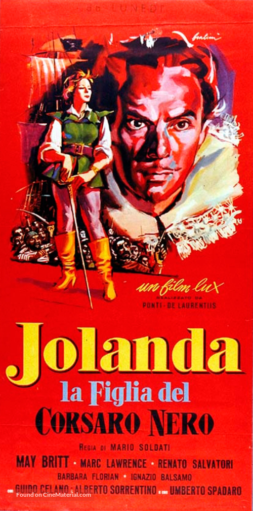 Jolanda la figlia del corsaro nero - Italian Movie Poster