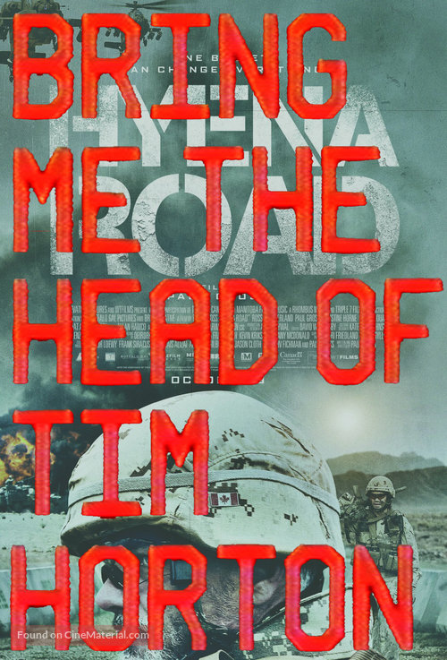 Bring Me the Head of Tim Horton - Movie Poster