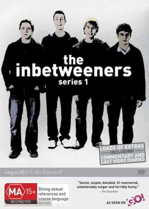 &quot;The Inbetweeners&quot; - Australian DVD movie cover