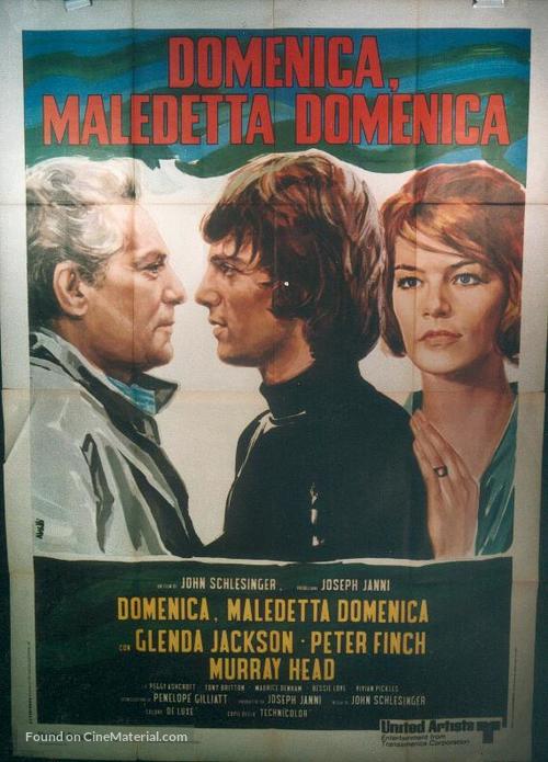 Sunday Bloody Sunday - Italian Movie Poster