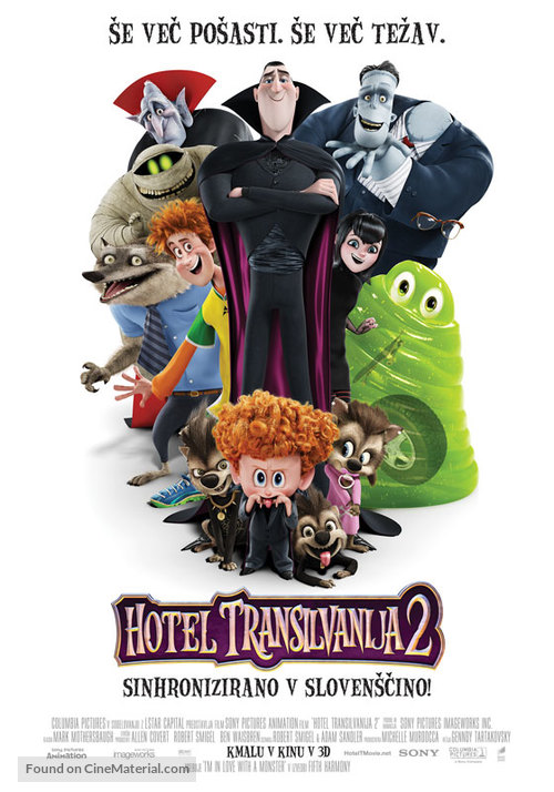 Hotel Transylvania 2 - Slovenian Movie Poster