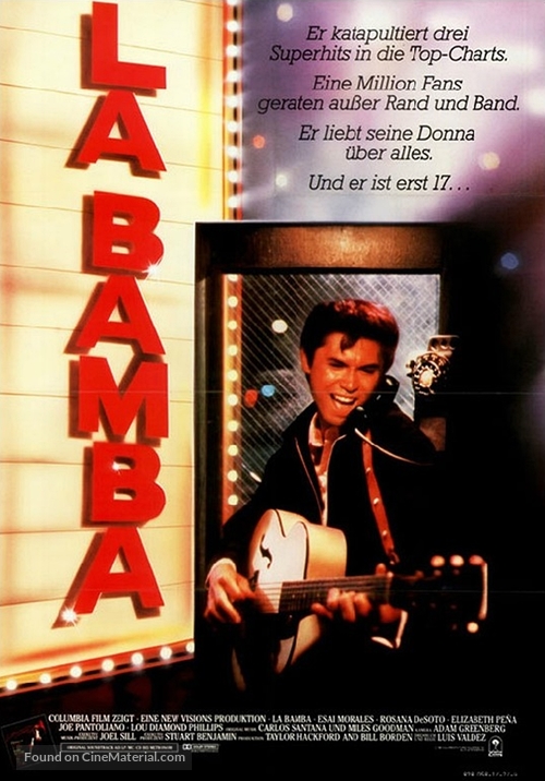 La Bamba - German Movie Poster