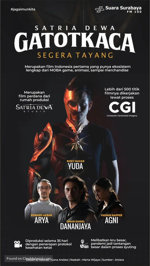 Satria Dewa: Gatotkaca - Indonesian Movie Poster