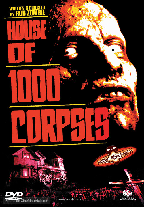 House of 1000 Corpses - Norwegian DVD movie cover