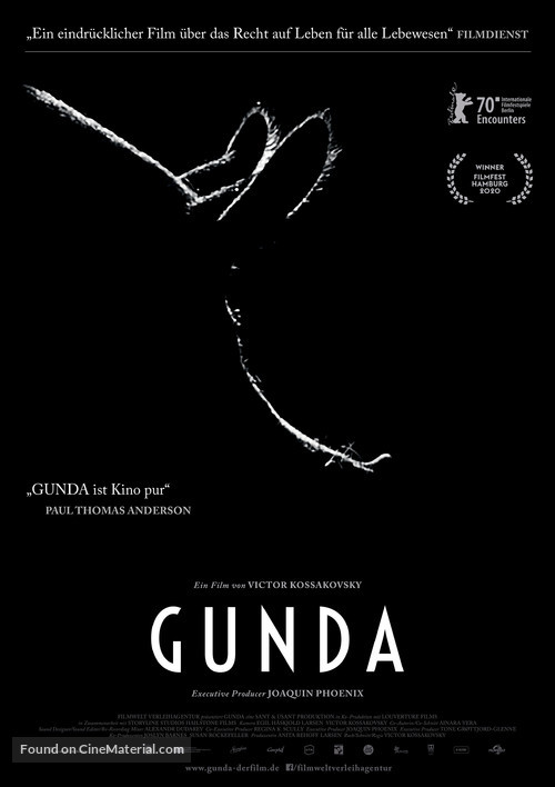 Gunda - German Movie Poster