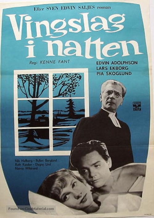 Vingslag i natten - Swedish Movie Poster