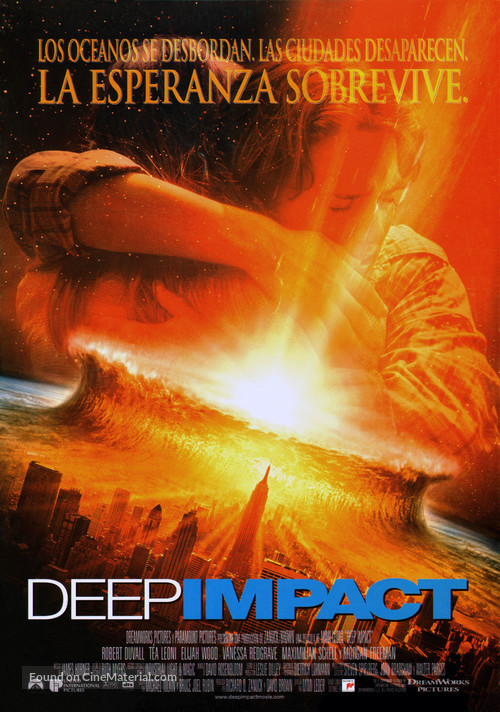 Deep Impact - Spanish Movie Poster