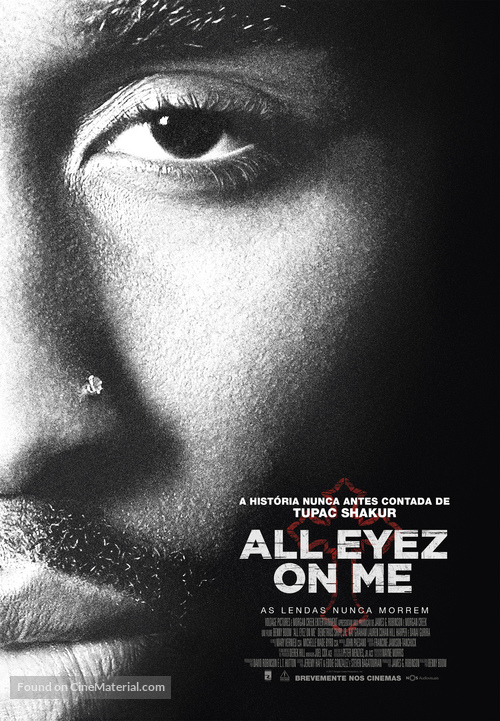 All Eyez on Me - Portuguese Movie Poster