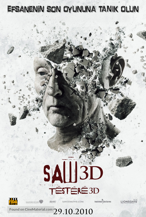 Saw 3D - Turkish Movie Poster
