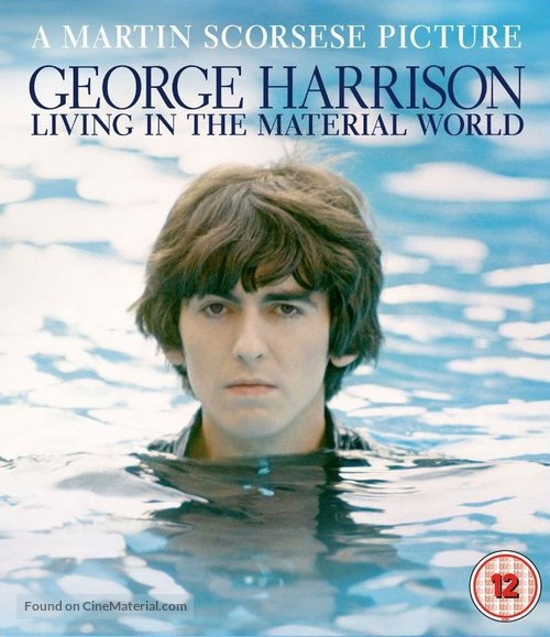 George Harrison: Living in the Material World - British Blu-Ray movie cover
