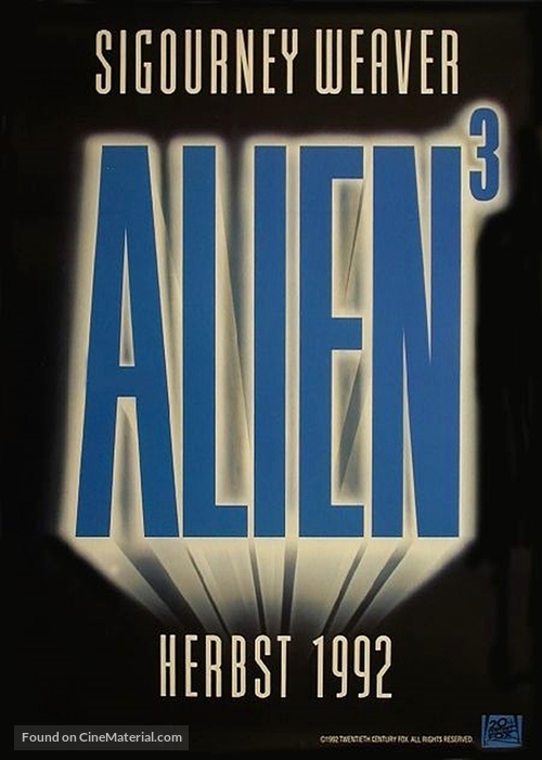 Alien 3 - German Movie Poster