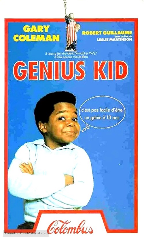 The Kid with the 200 I.Q. - French VHS movie cover