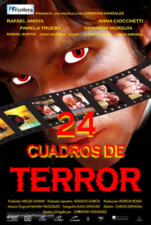 24 cuadros de terror - Mexican Movie Poster
