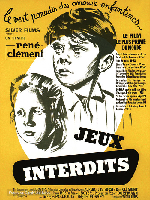 Jeux interdits - French Movie Poster